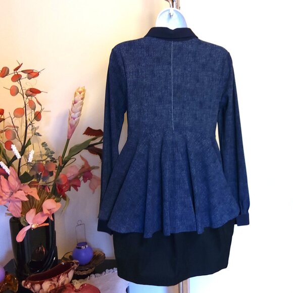 NWT MCPLANET Women's Button-Down Shirts Long Sleeve Collared Blouse Shirt Top 38 - Picture 9 of 9